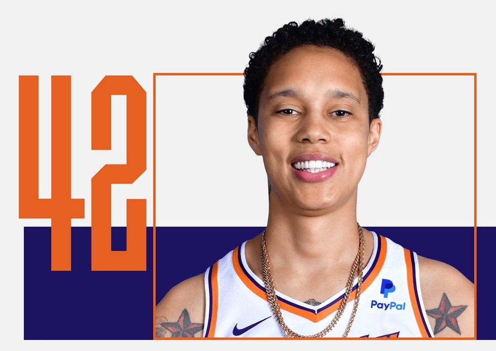 Brittney Griner Phoenix Mercury photo gallery queer women 2024 WNBA womens professional basketball league