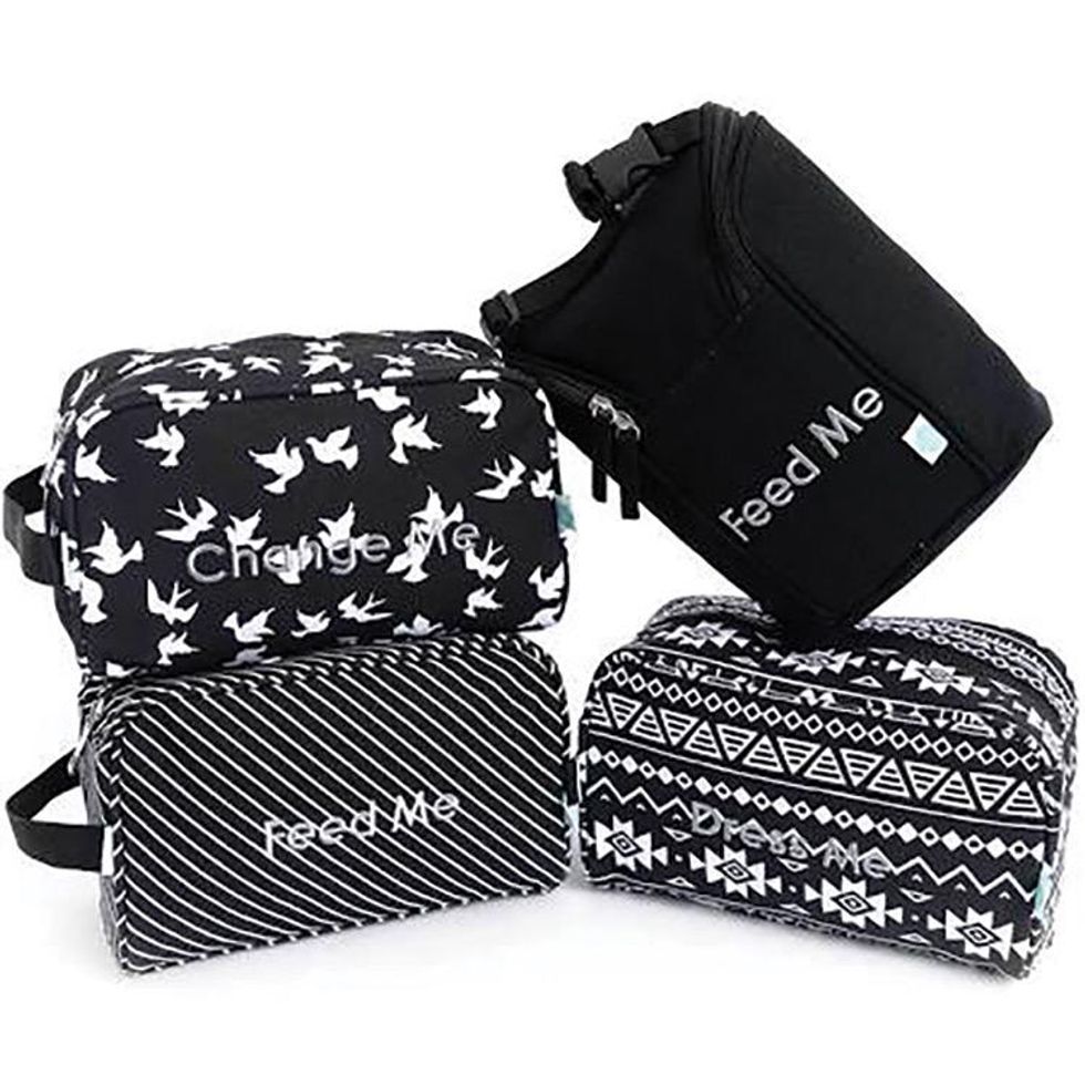 Brooklyn Easy Baby Traveler Starter Set takes the stress out of packing up baby necessities. ($55, EasyBabyTravelers.com)