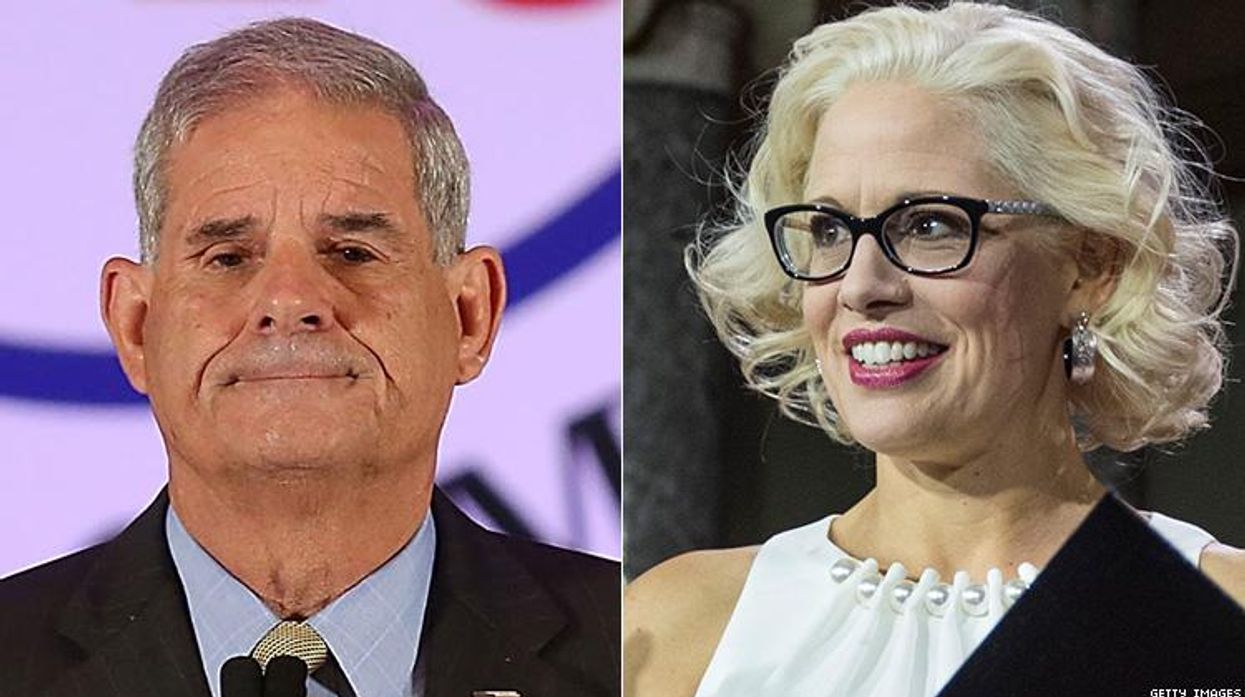 Bruce Ash and Kyrsten Sinema