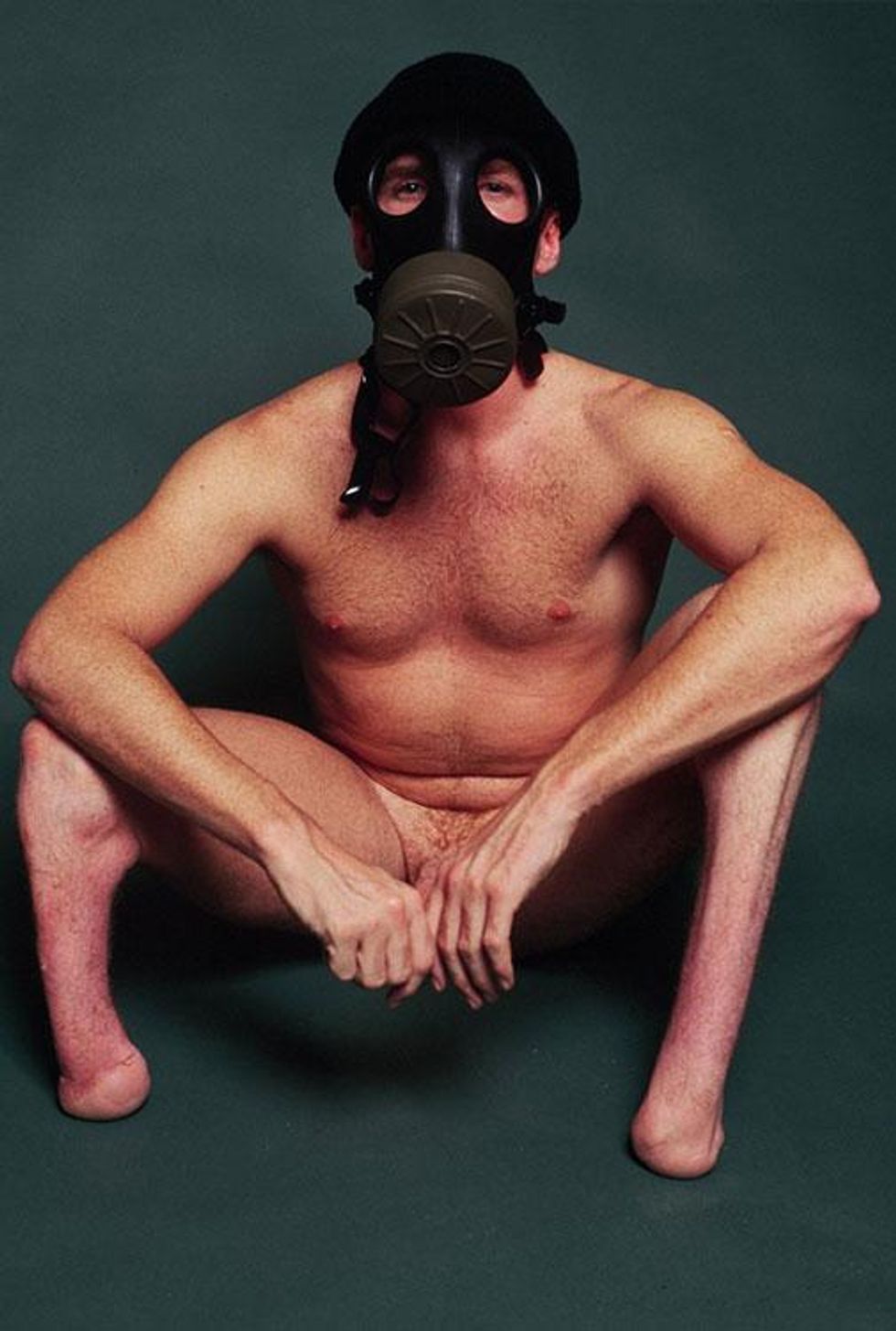 Bruce LaBruce, Amputee With Gas Mask, 1999, courtesy of the artist and Tom of Finland Store