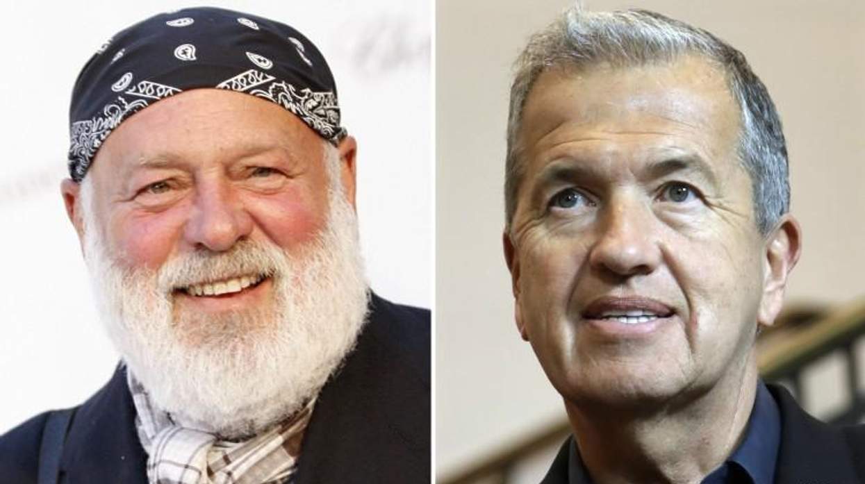 Bruce Weber and Mario Testino