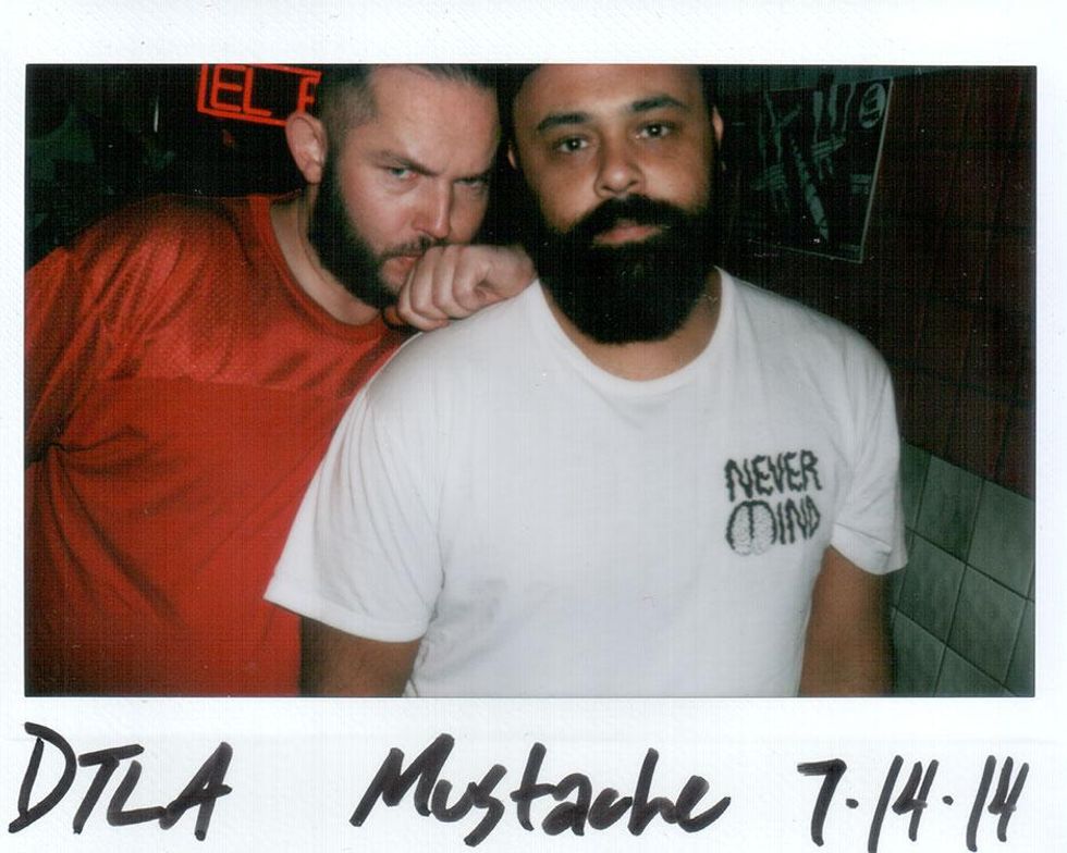 Bryatt Bryant, \u200bJosh Peace and Nacho Nava at Mustache, Los Angeles,\u200b 2014. Courtesy of the artist.