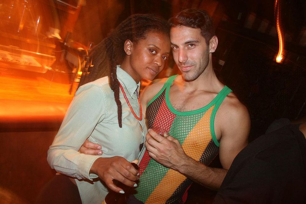 Bryatt Bryant, \u200bKelela and Franc Fernandez at Mustache, Los Angeles,\u200b 2012. Courtesy of the artist.