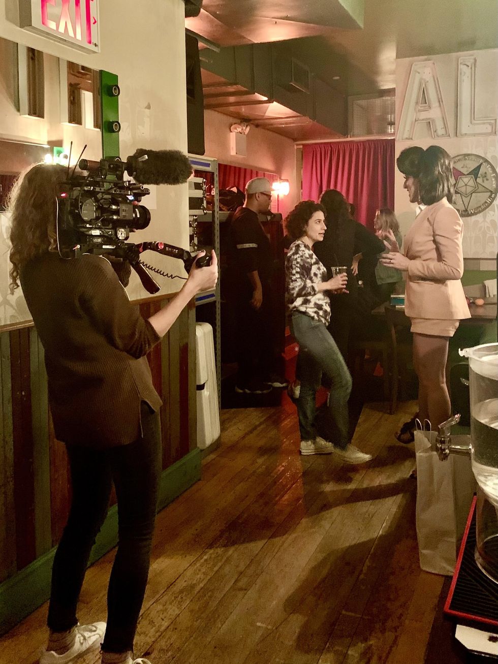 BTS of Fidel with Cummings and Ilana Glazer