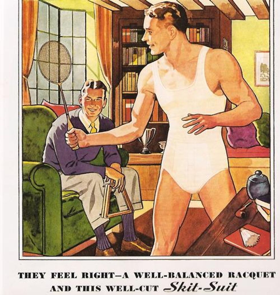 Bunny Bixler and I were in the semifinals \u2014 the very semifinals, mind you \u2014 of the badminton tournament at the club and this ghastly thing happened. We were both playing way over our heads and the score was 29-28. And we had this really terrific volley an