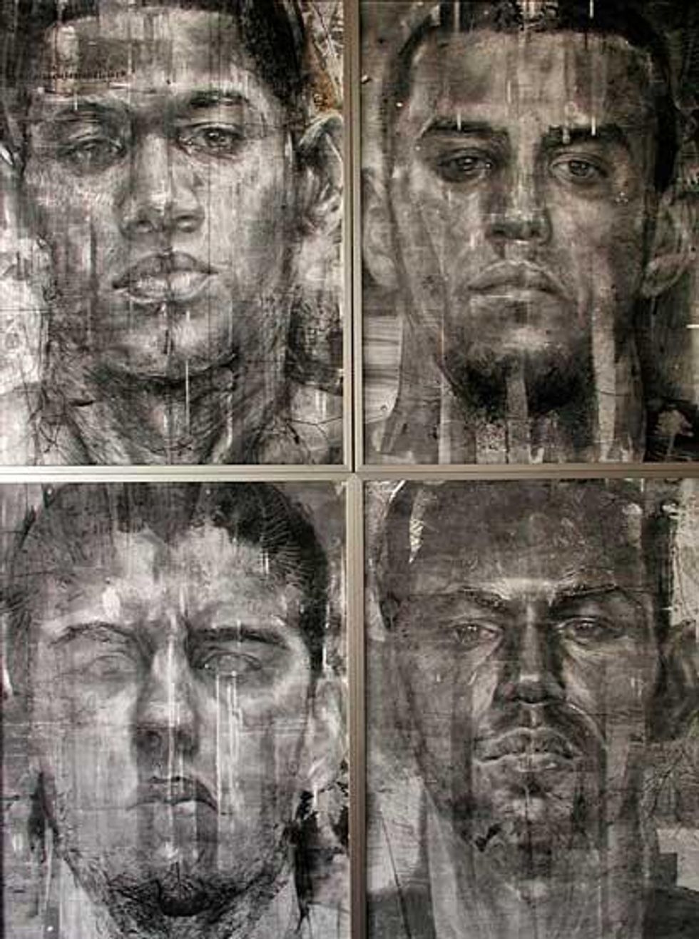 Caged-ghost-print-grouping-24-x-18-each-monotype-ghost-prints_drawings-manipulated-framedx550d