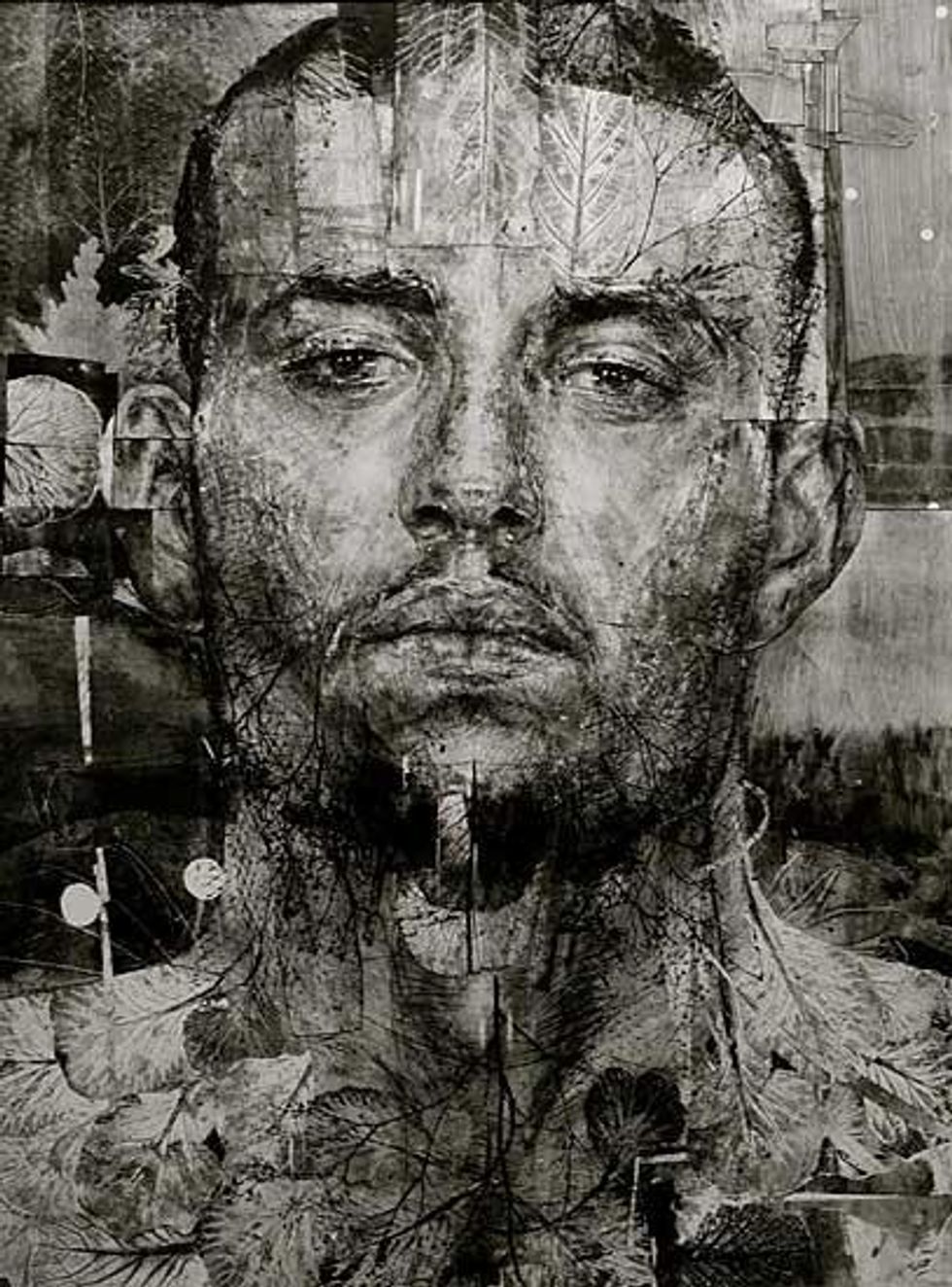 Caged4-29-x-22-monotype-collage-on-woodx550d