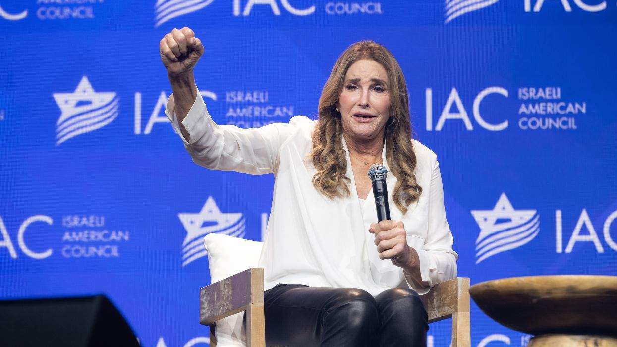 Caitlyn Jenner speaks during the IAC National Summit 2026