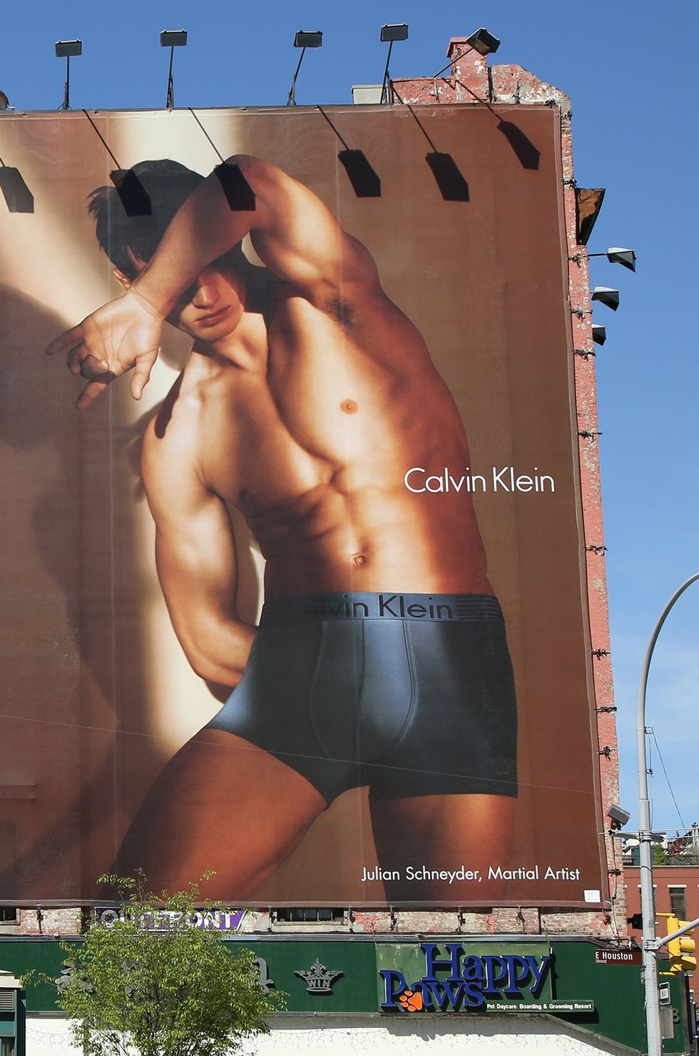 calvin klein underwear billboard
