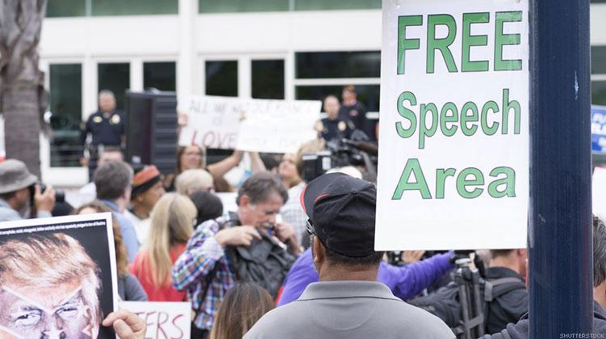 Campus demonstration