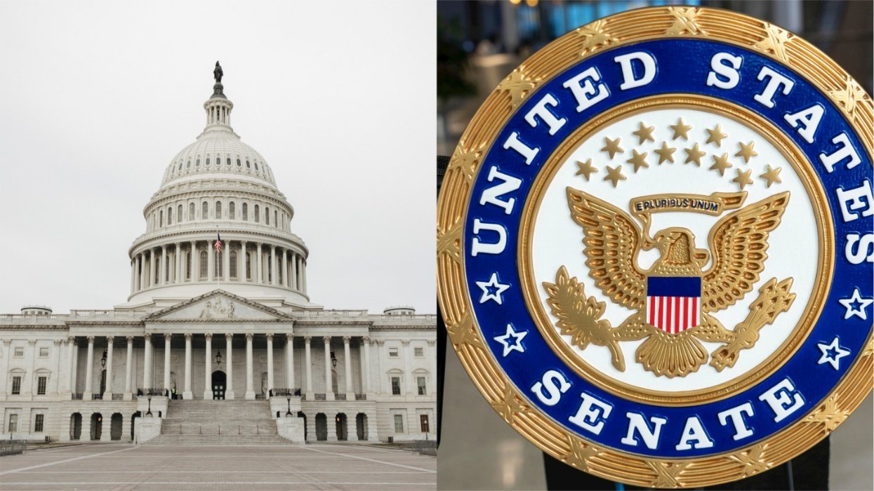 Capitol and also the Senate seal