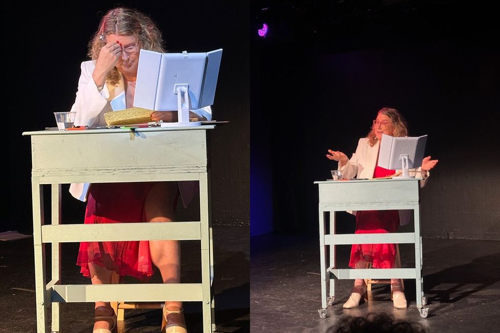 Caragh Donley transgender producer Kelly Clarkson Show performing scenes from he said she said show