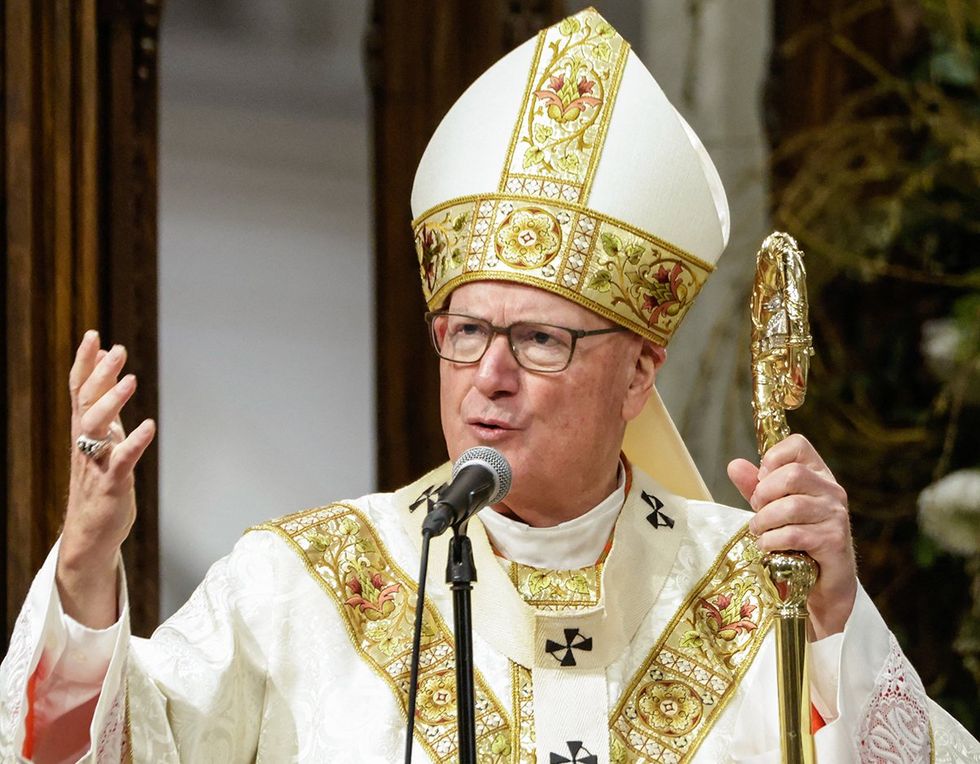 Cardinal Timothy Dolan Archbishop of New York St Patricks Cathedral 2025
