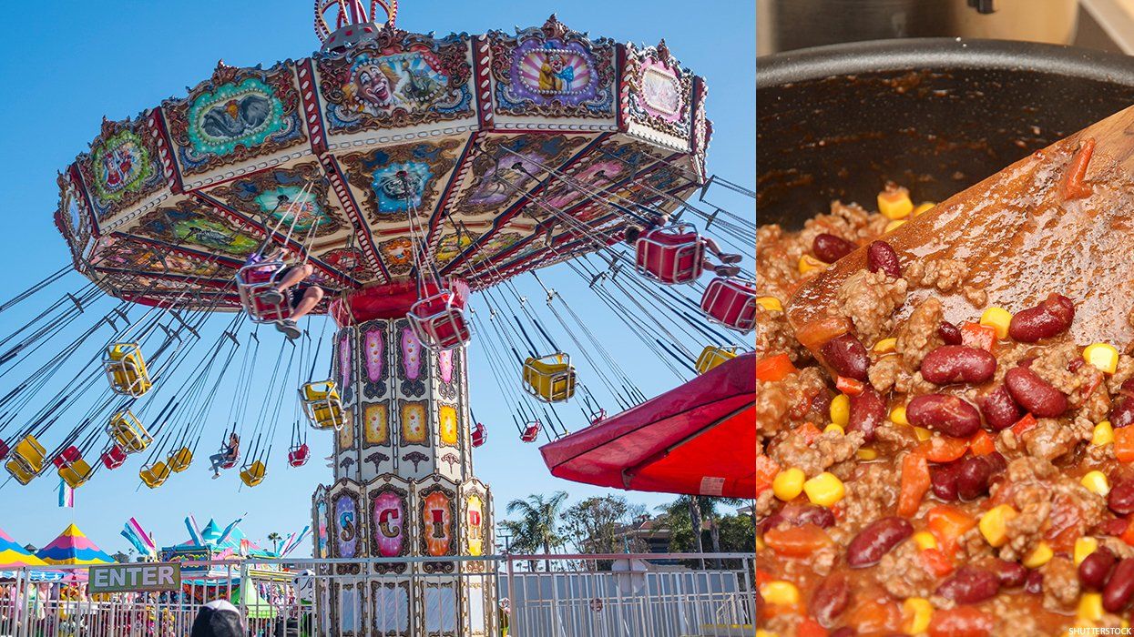 Carnival ride and chili