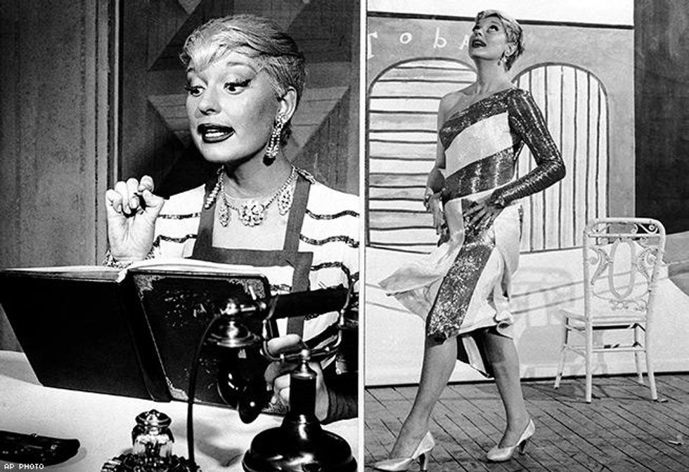 Carol Channing, 1949, in "Gentlemen Prefer Blondes."