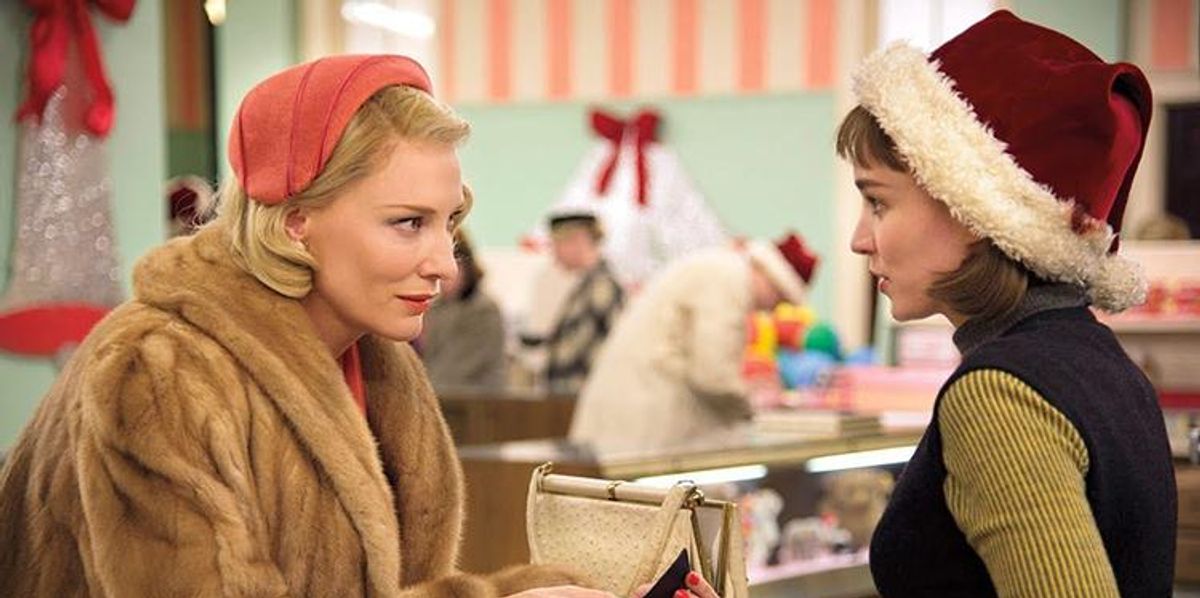 Carol - The Movie (BTS) Cate Blanchett, Rooney Mara - First ever