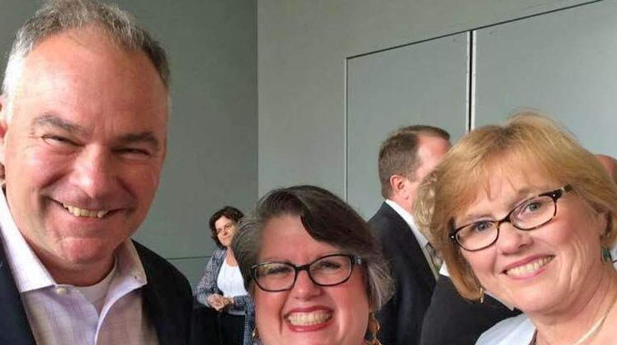 Carol Schall and Mary Townley