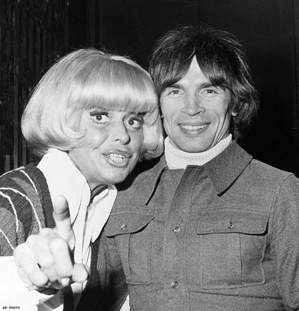 Carol with ballet superstar Rudolph Nureyev