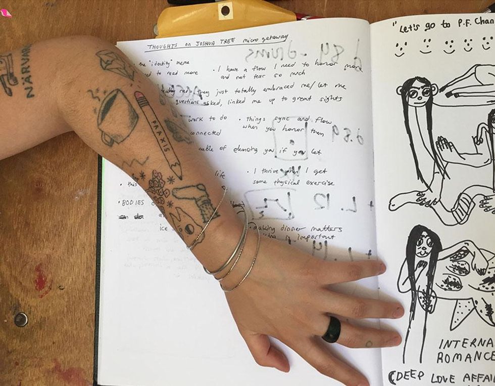 Carolina Hicks, aka SBTL CLNG, "Carolina\u2019s sketchbook", 2017