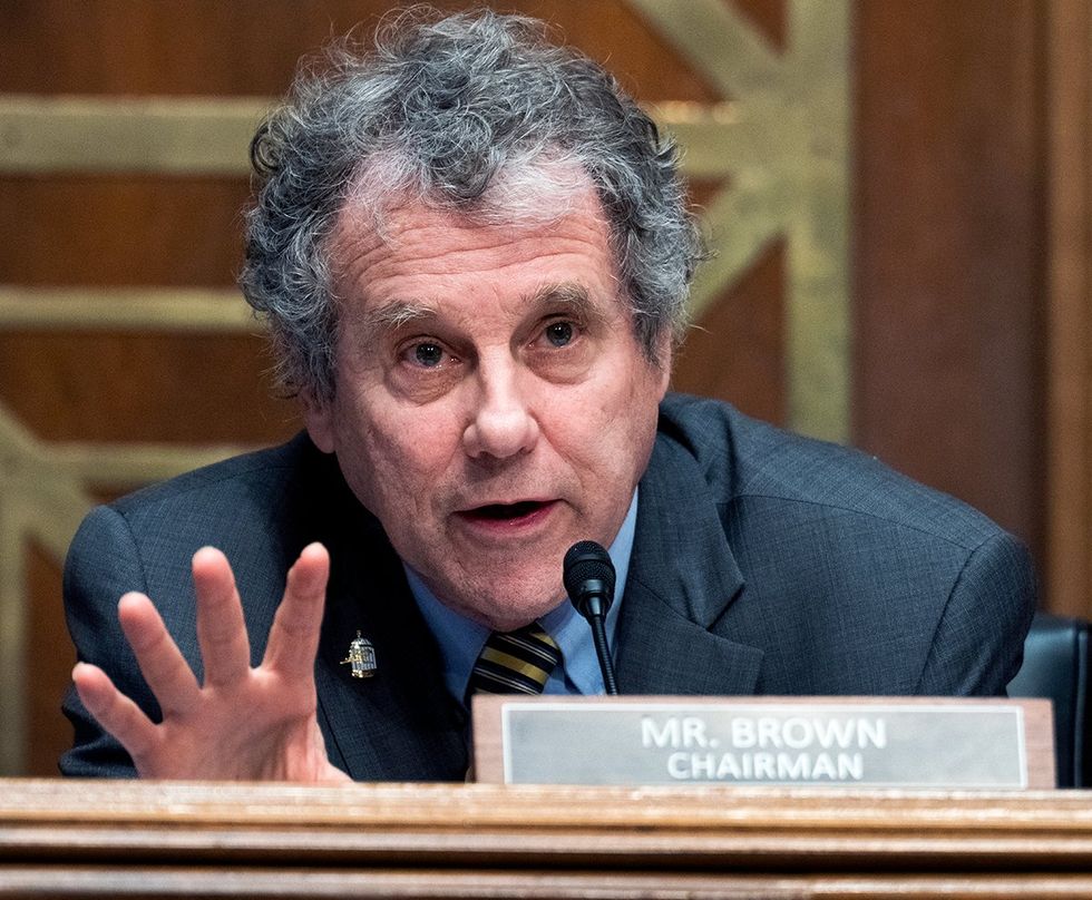 Chairman Sherrod Brown Senate Banking Committee hearing presidential race 2024 vice president picks LGBTQ records list photo gallery