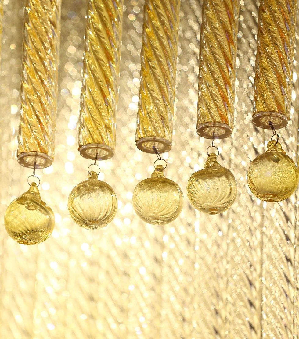 chandelier glass rods
