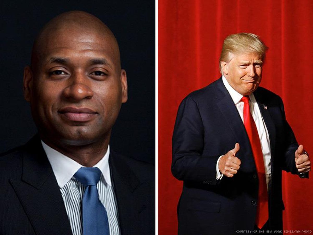 Charles Blow and Donald Trump