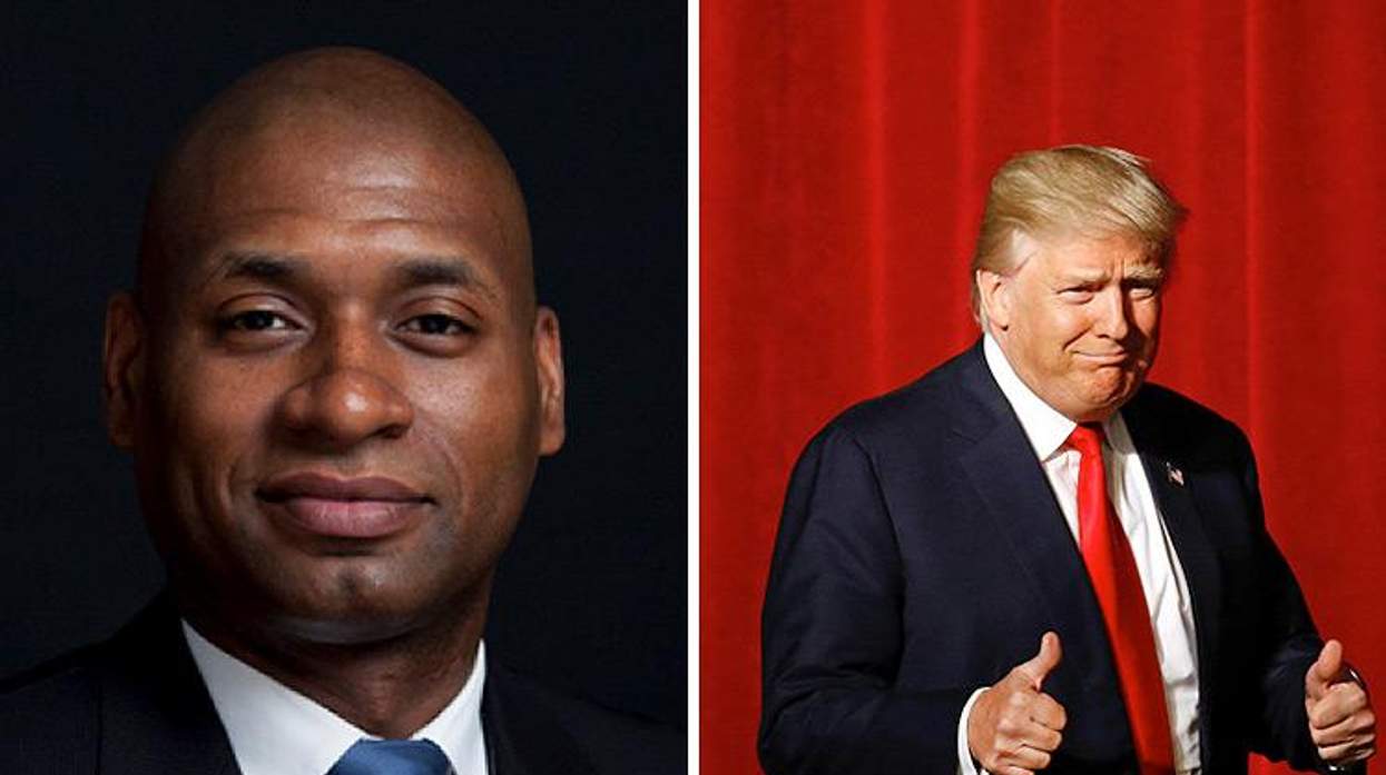 Charles Blow and Donald Trump
