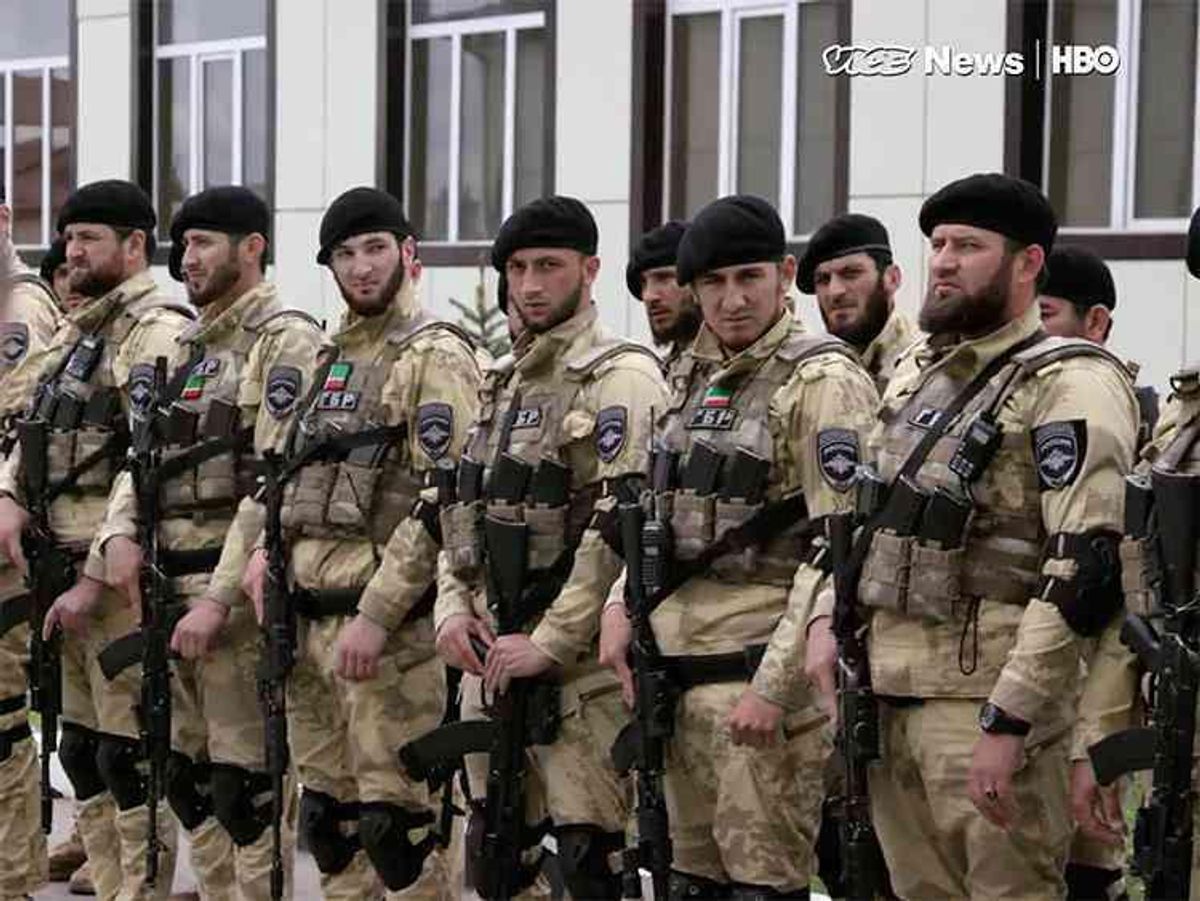 Chechen guards