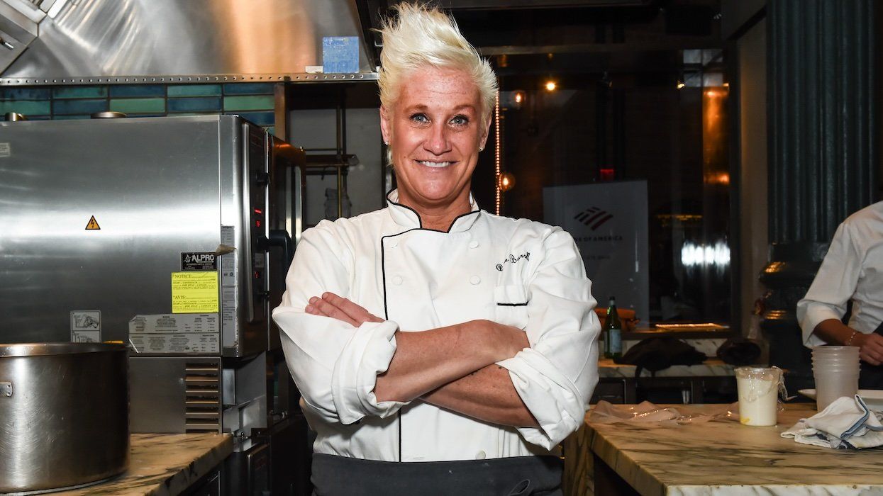 Chef Anne Burrell poses during the Food Network & Cooking Channel New York City Wine & Food Festival