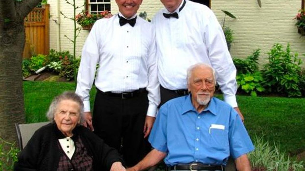 Chester Wenger and family