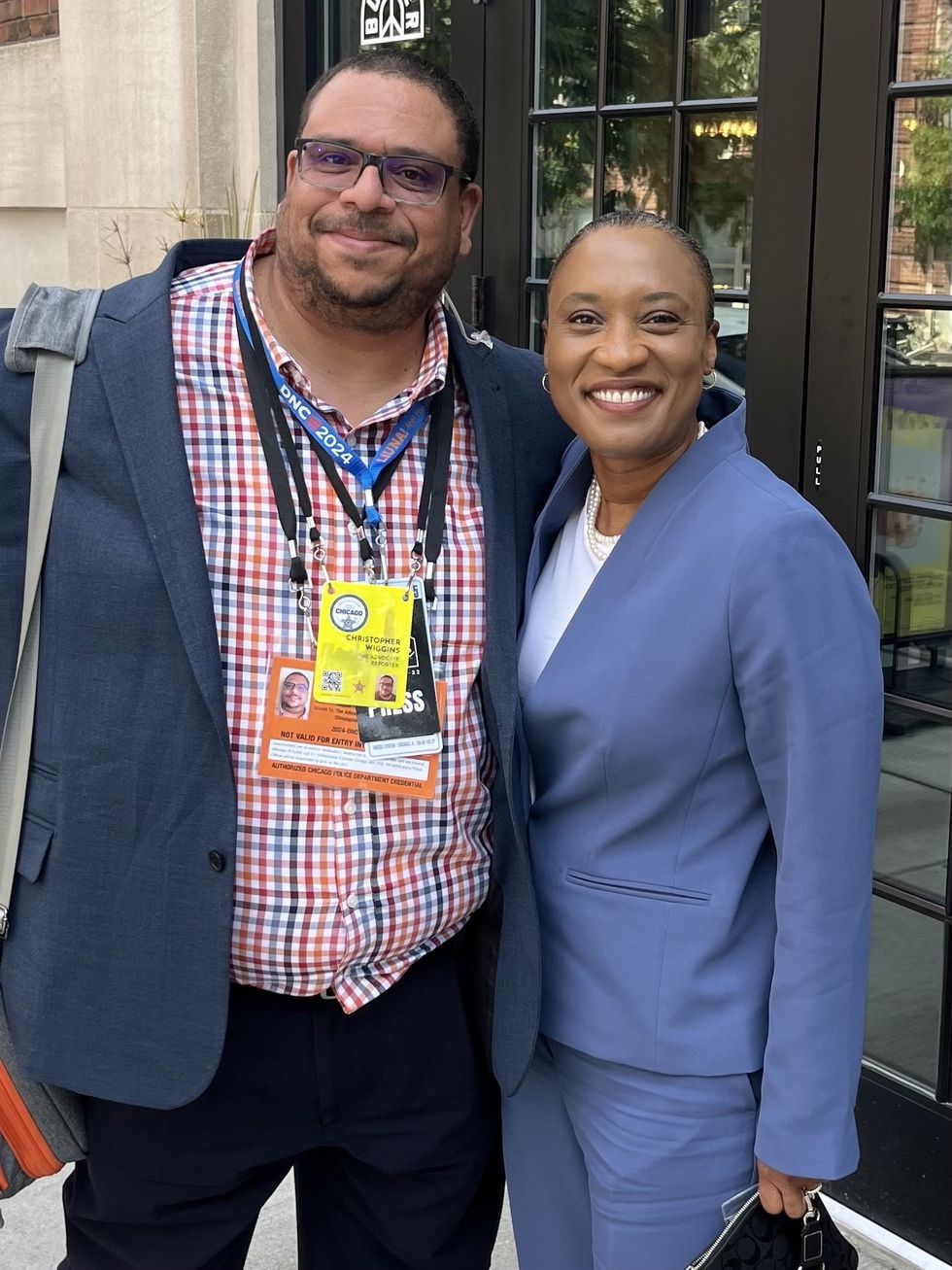 Christopher Wiggins with Sen. Butler