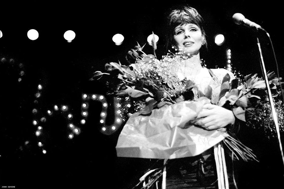 Chrysis at her last performance at LaMama in 1989.