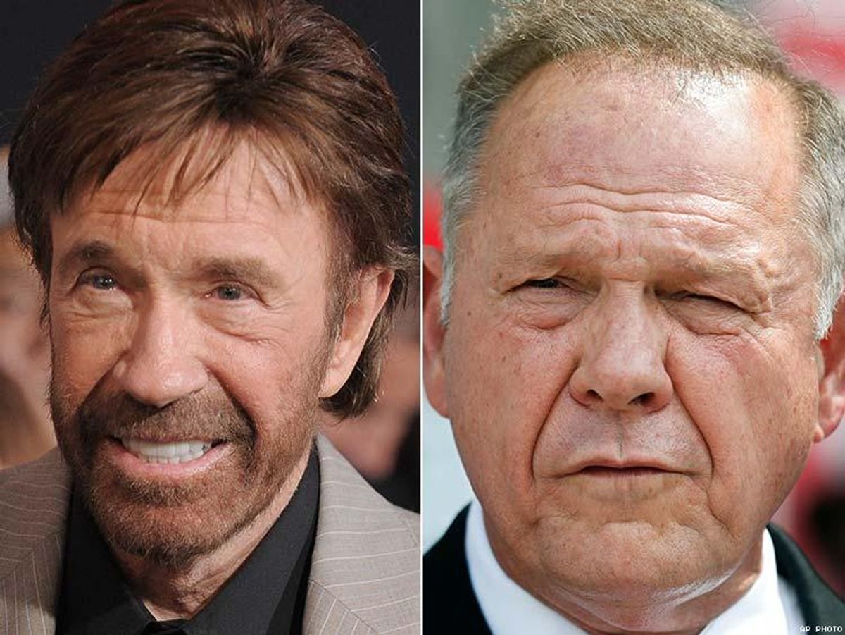 Chuck Norris and Roy Moore