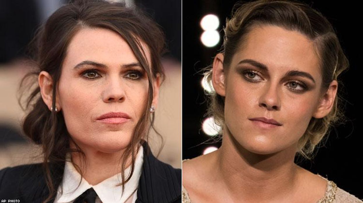 Clea DuVall and Kristen Stewart