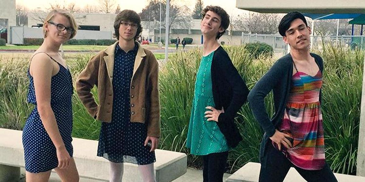 Protester Dress Code WATCH: California Students Swap to Protest Dress Code | Advocate.com