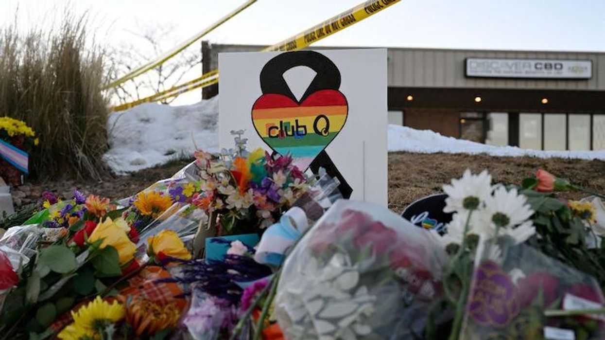 Club Q memorial outside club