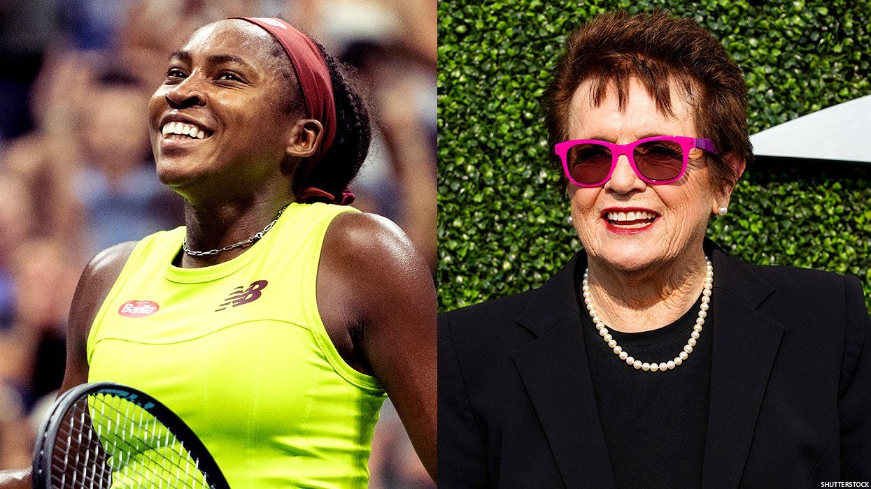Coco Gauff and Billie Jean King