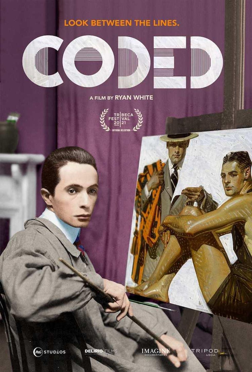 Coded poster