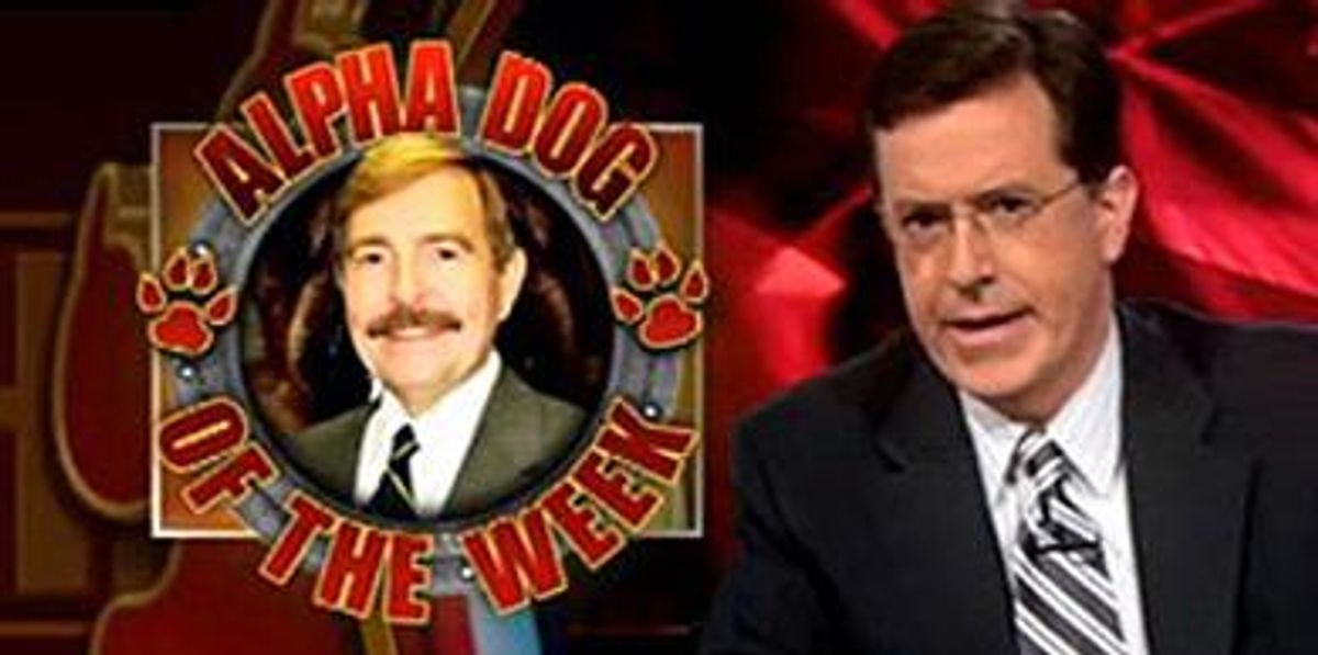 Stephen Colbert on Rekers