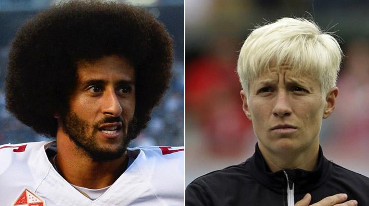 Colin Kaepernick and Megan Rapinoe