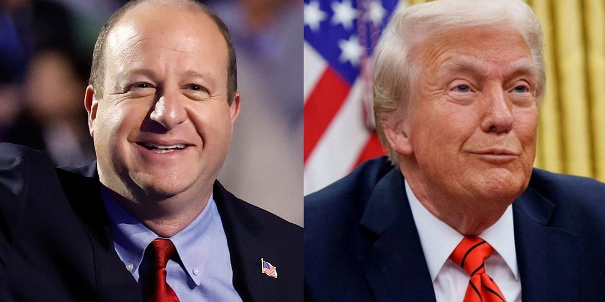 Out gay Colorado Gov. Jared Polis mocks Donald Trump's 'unflattering painting'