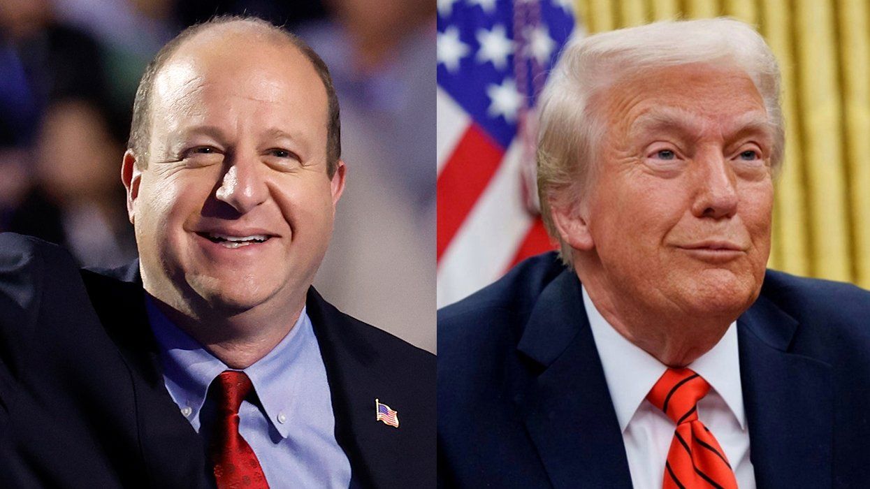 Colorado Governor Jared Polis Democratic National Convention 2024 Donald Trump white house oval office after signing a series of executive orders first day 2025