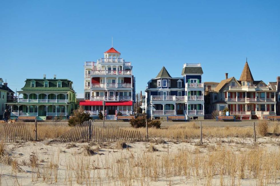 Colorful historic beach houses in Cape May\u200b