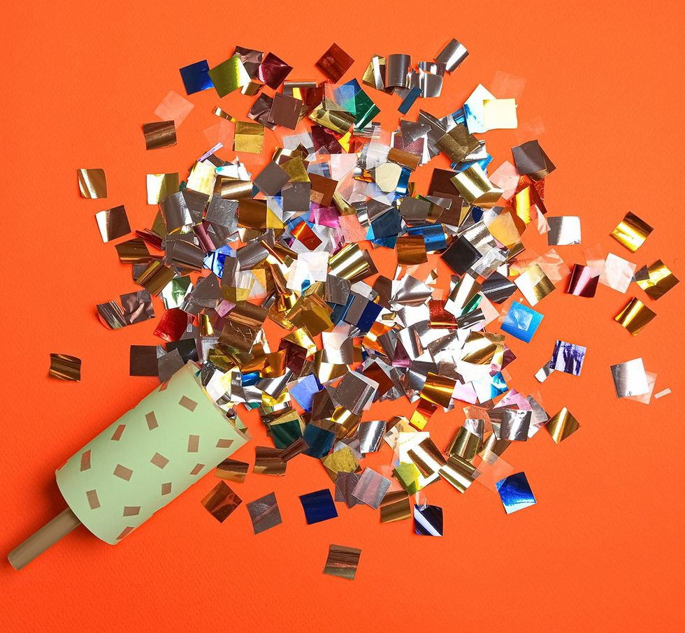 colorful party popper