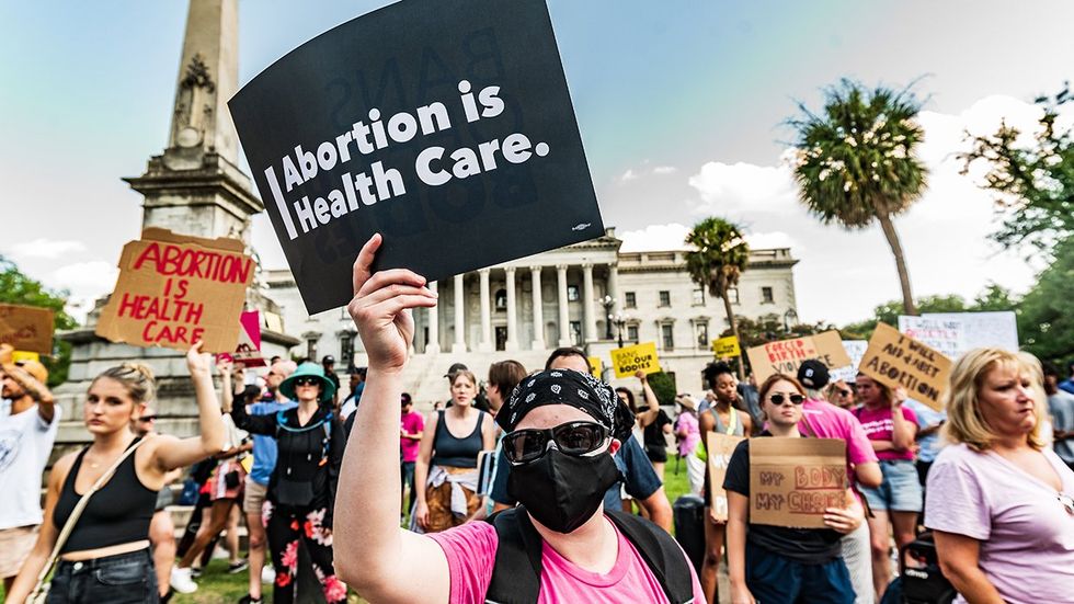 Columbia South Carolina Planned Parenthood Abortion Healthcare Protest State House capitol building