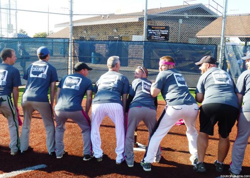 Take Us Out to The Gay Softball Leagues