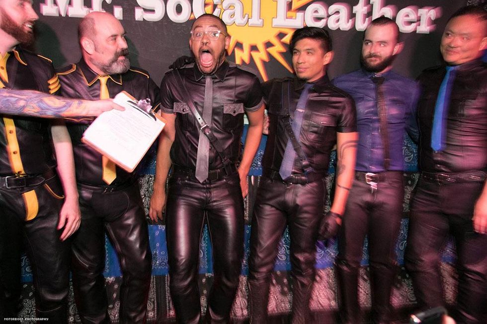 Congratulations to Taz Efeek, Mr. SoCal Leather 2018