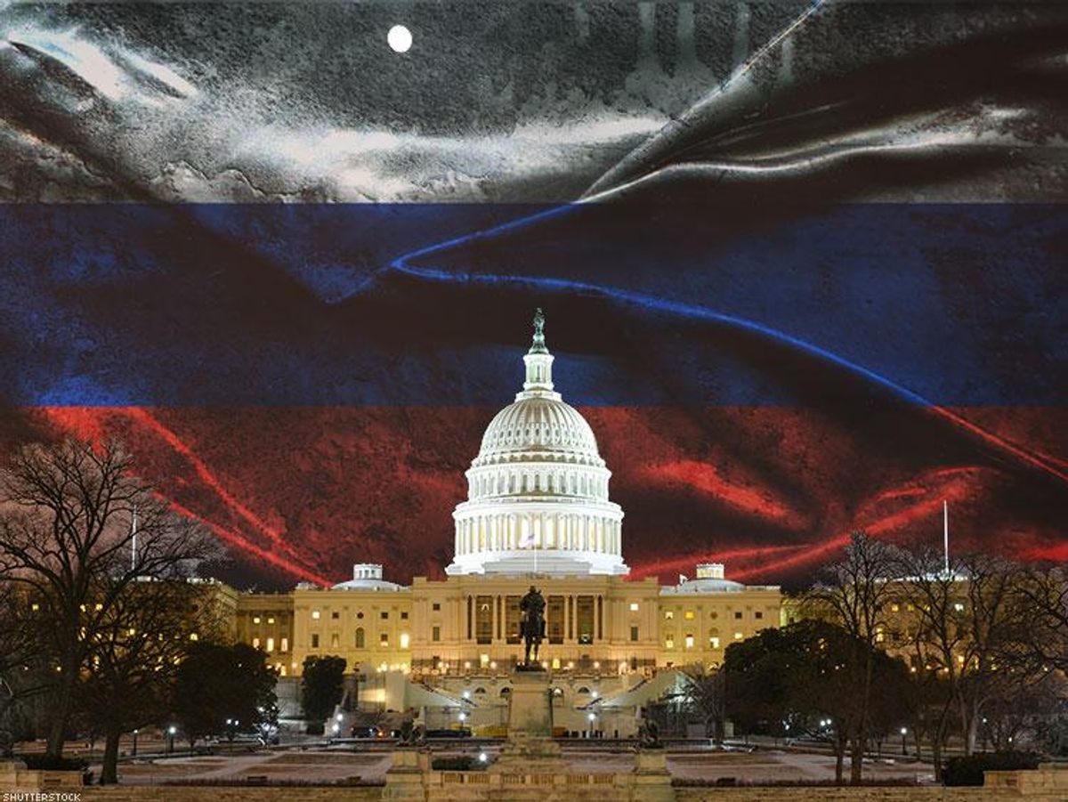 CONGRESS WITH RUSSIAN FLAG
