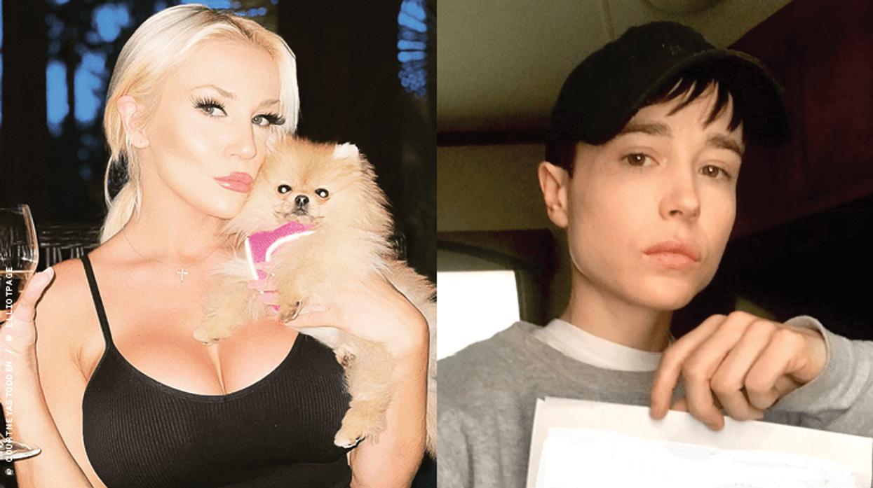 Courtney Stodden and Elliot Page