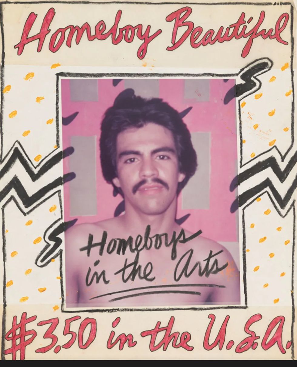 Cover art for the zine Homeboy Beautiful from the late 1970s